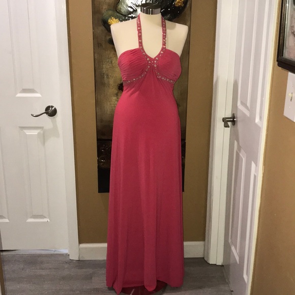 Morgan & co size 3/4 pink dress - Picture 1 of 5